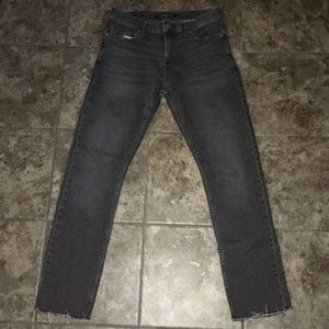 Calvin Klein frayed bottom Jeans